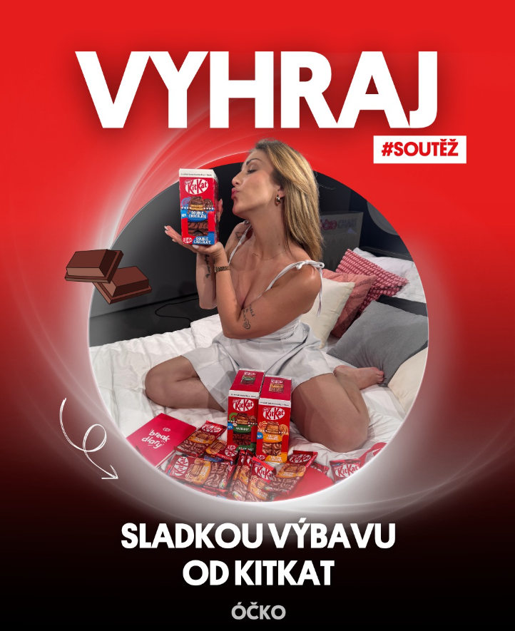 🍫 SOUTĚŽ 🍫 o sladkou výbavu od KitKat! 🥳⁠