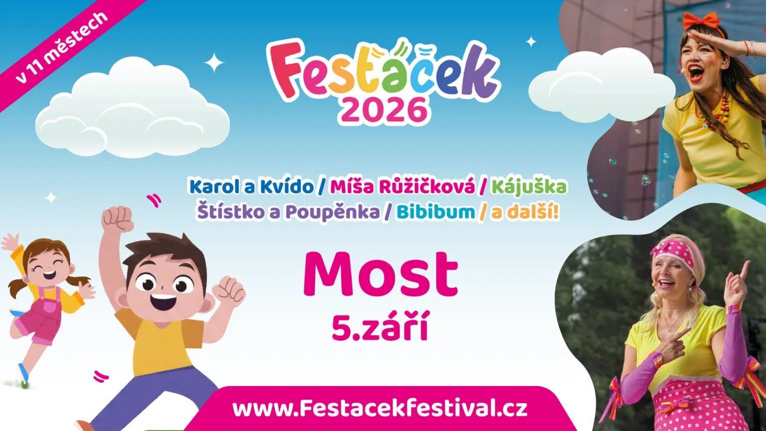 Vstupenky na sobotní Fesťáček na Autodromu!