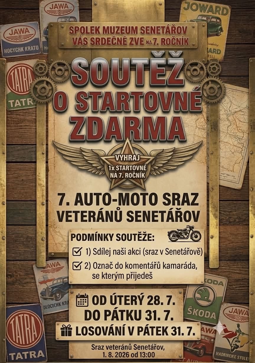 SOUTĚŽ O STARTOVNÉ ZDARMA!