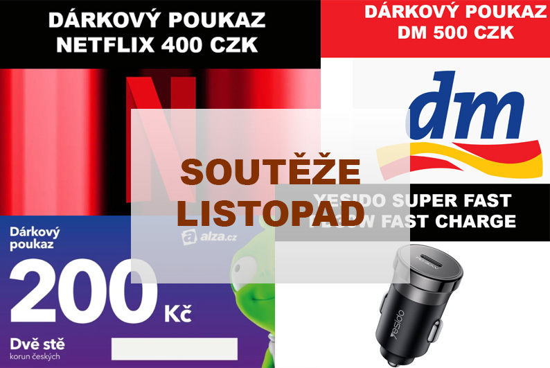 Soutěže listopad jsou tady!